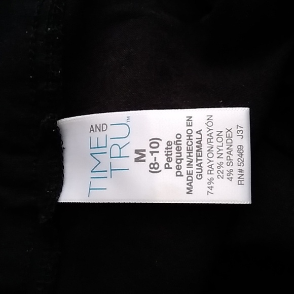 Time and Tru stretchy Pants sz MP - Picture 4 of 5
